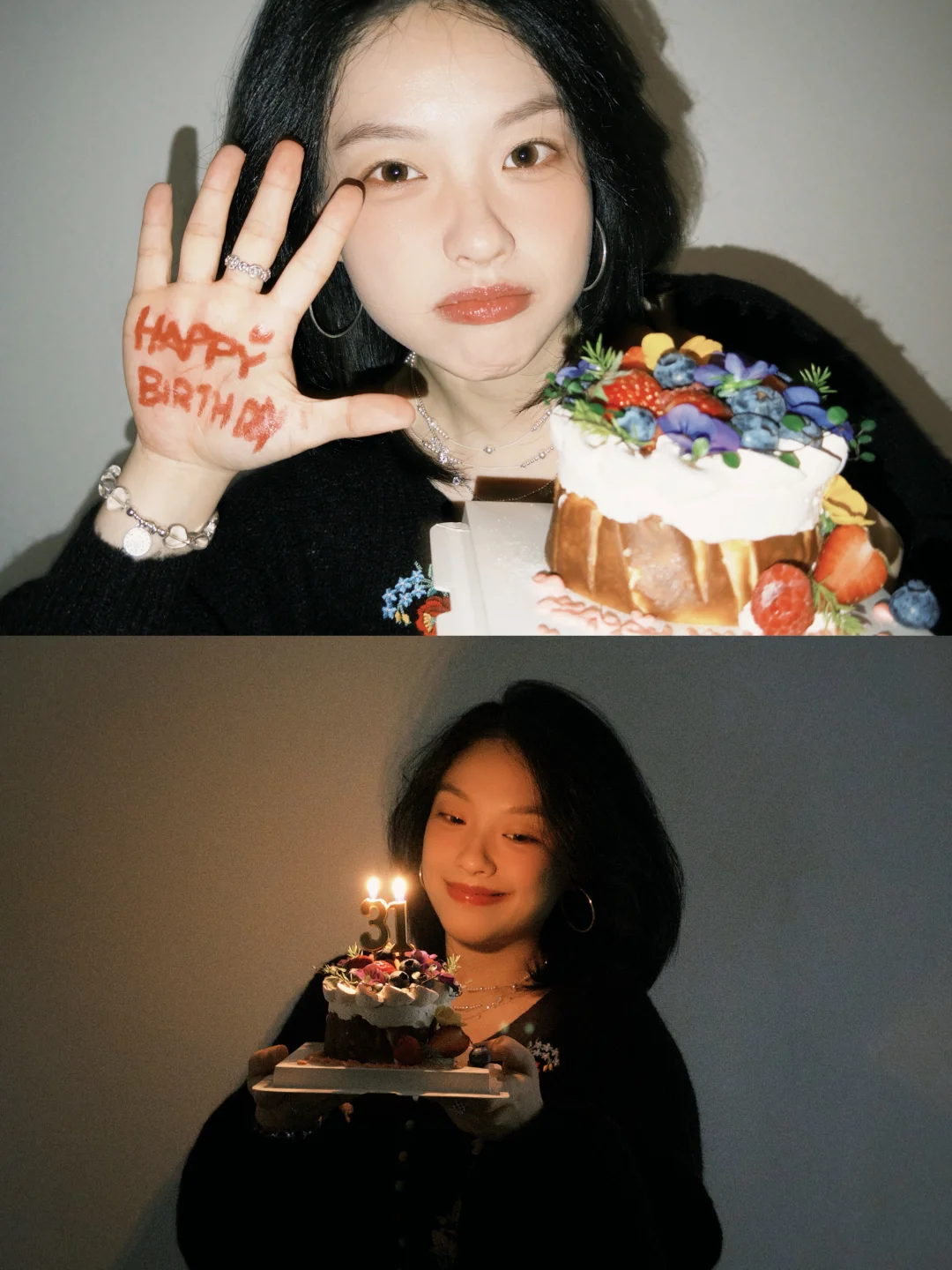 🎂³¹ 妈妈在家里给我拍的生日写真！