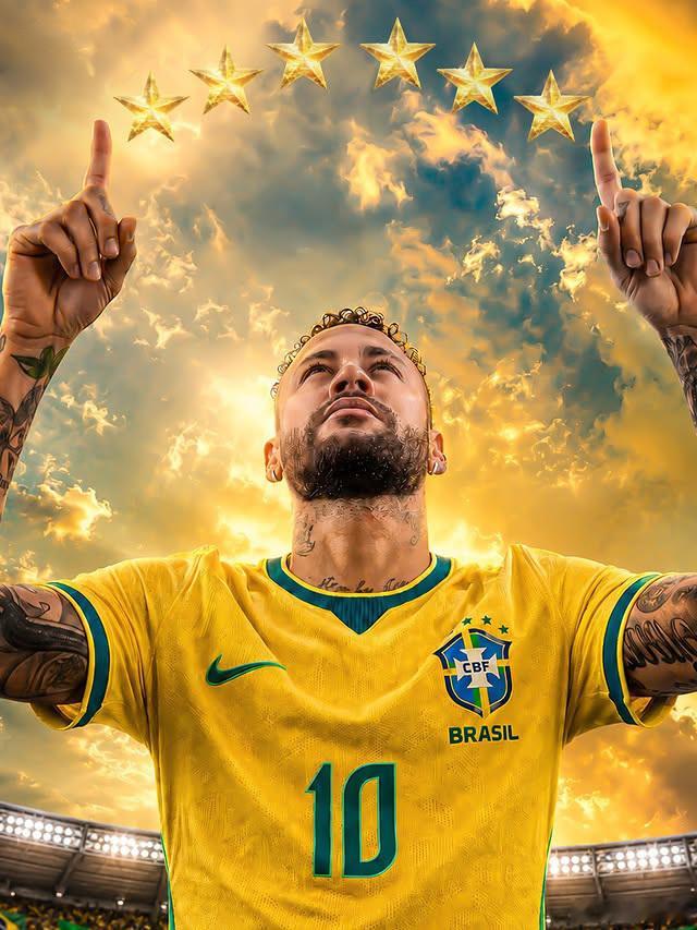 🚨 他来了，我们期待已久的时刻。内马尔登场，出战他的第四届世界杯 😍🇧🇷