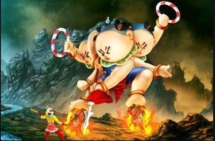 【小学生看图名著】西游记-8：中国第一部神魔小说：哪吒六件神兵

编者的话：小学