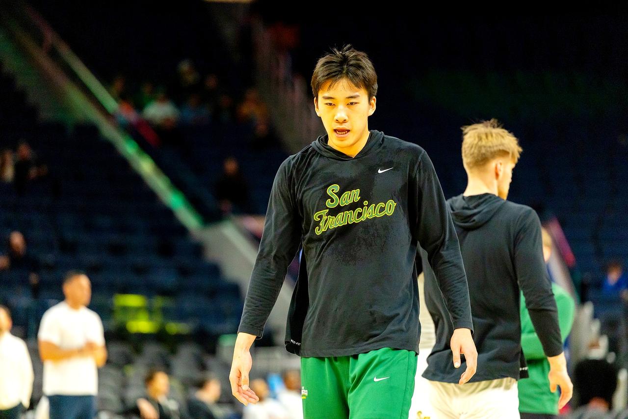 王俊杰得分全队第三高，前路仍困难重重

王俊杰所在的旧金山大学校队以65:62战