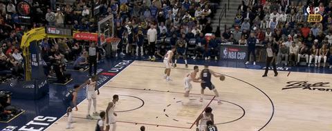 掘金只用一招，就废掉了杜兰特的死神镰刀。
他们根本不怕杜兰特接球。
怕的是他不接