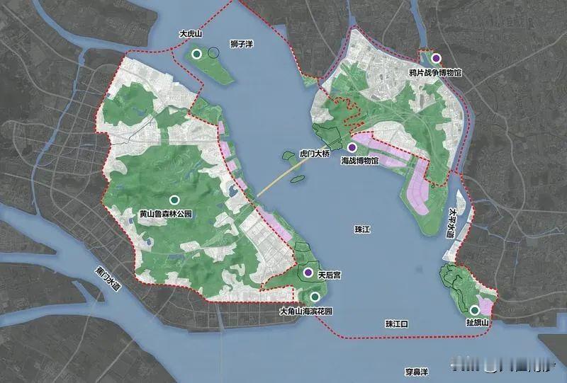 广州鸦片战争海防遗址公园的建设迎来新进展，虎门炮台旧址公园（广州南沙部分）建设总
