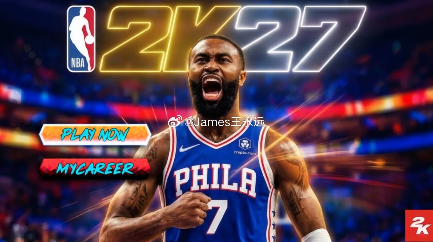 2K14 杰伦-布朗 元素美化补丁2k27COVERJALENBROWN 