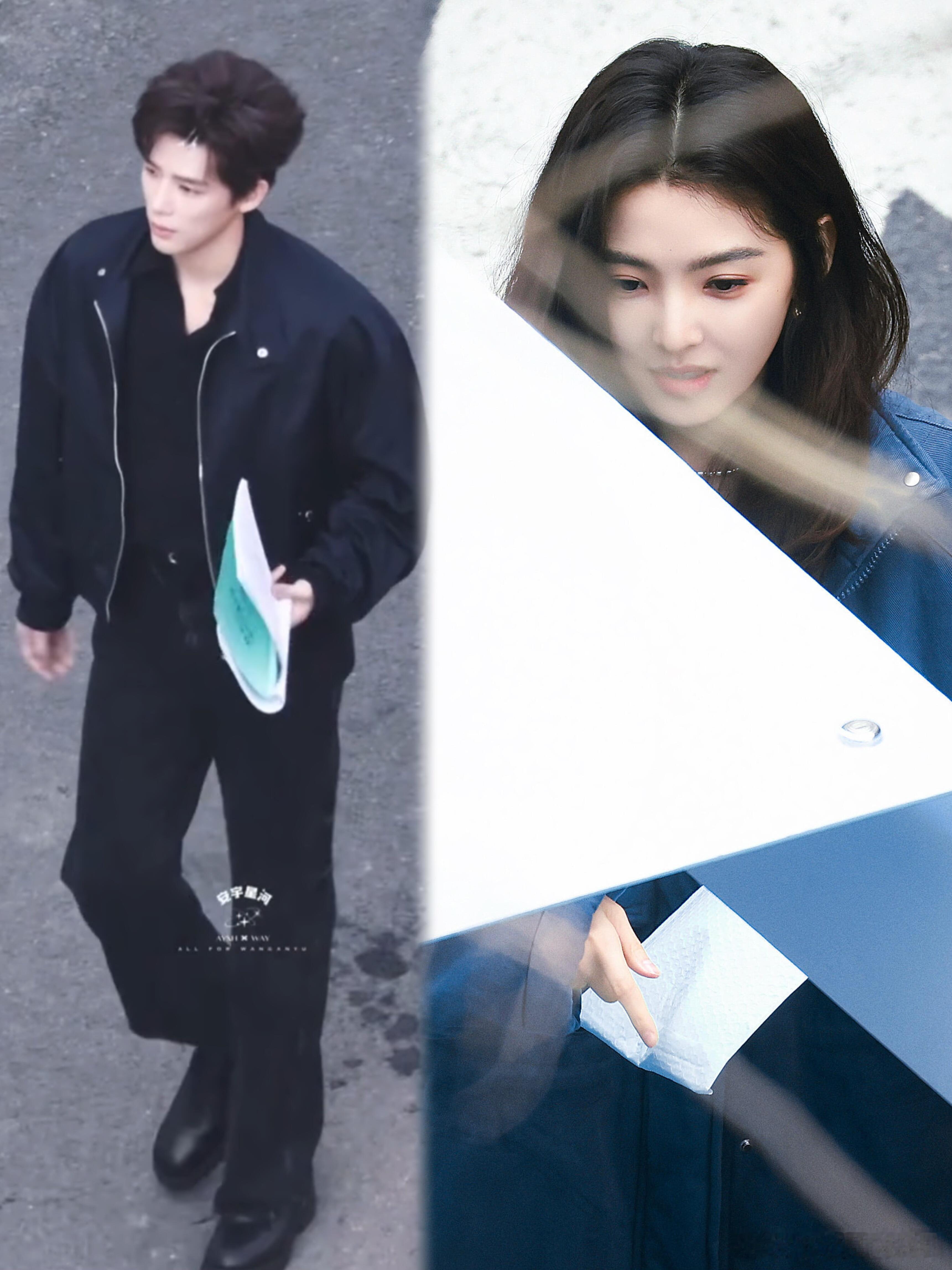 章若楠王安宇《想把你和时间藏起来》开机路透 