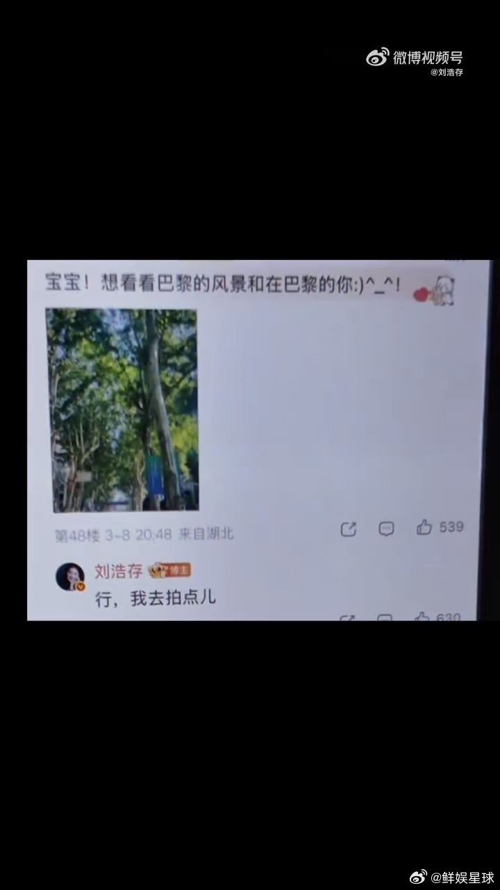 刘浩存发了答应粉丝的巴黎风景刘浩存真给粉丝拍了巴黎的风景 这个刘浩存咋这么好啊，
