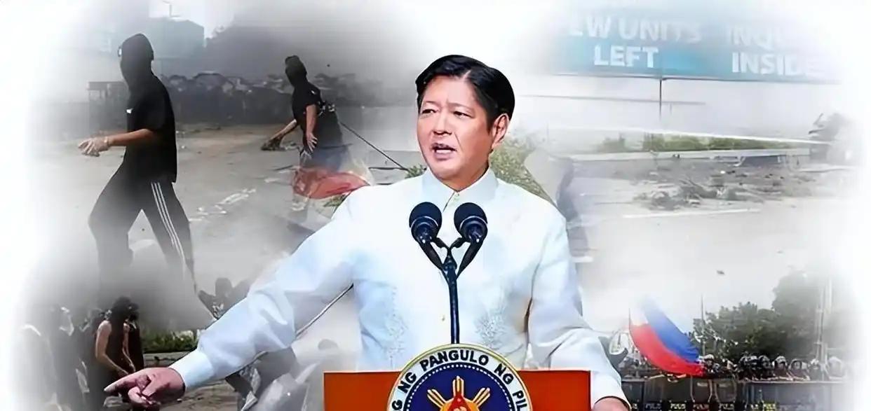 菲律宾彻底反水！民众围堵美使馆，焚烧美旗狂喊滚出去，小马科斯跪麻了

麻烦看官老