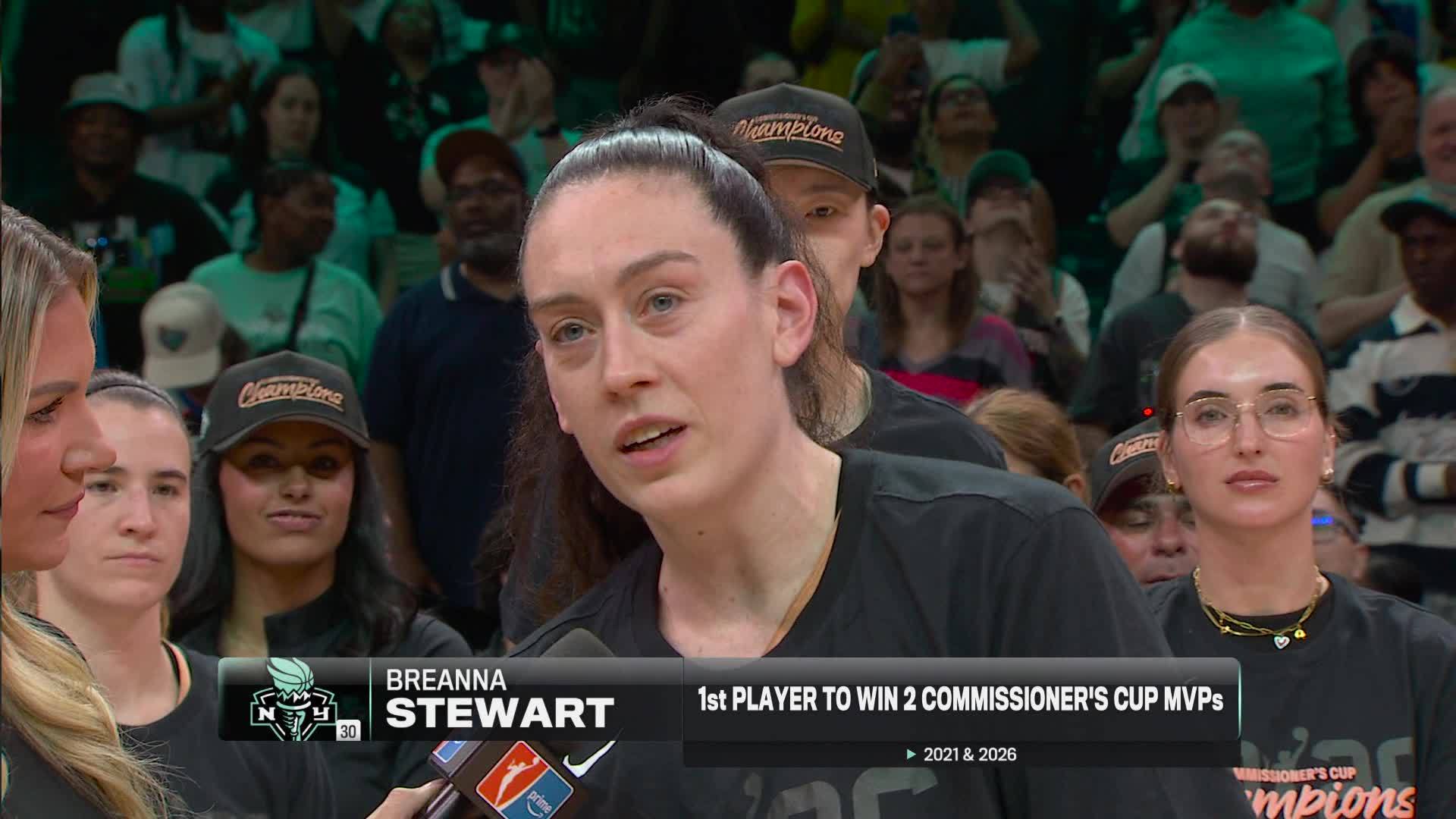 恭喜斯图获得本赛季的总裁杯MVP！wnbaWNBA