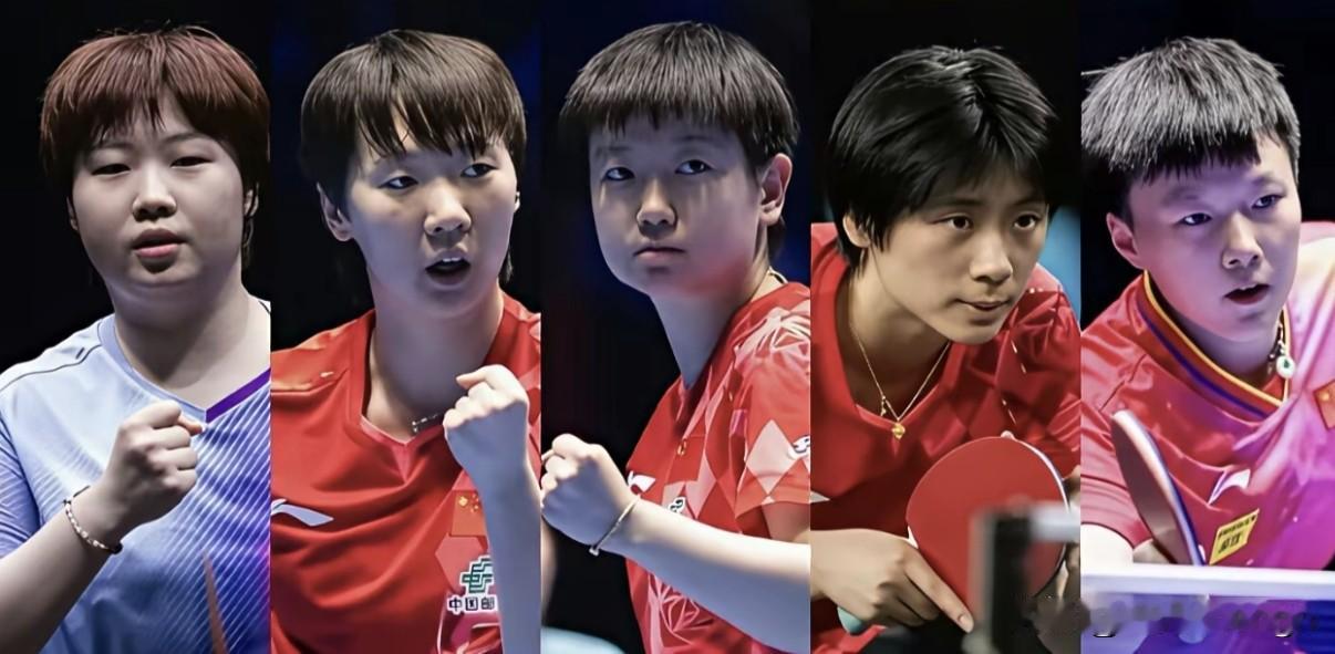 今天团体半决赛咱们中国队对阵朝鲜队，孙颖莎、王曼昱、蒯曼三位金花状态全都在线，各