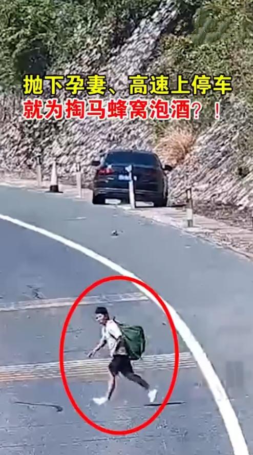 高速掏马蜂窝，这波操作真让人捏把汗！
湖南高速上，一名男子为拍短视频，竟在应急车