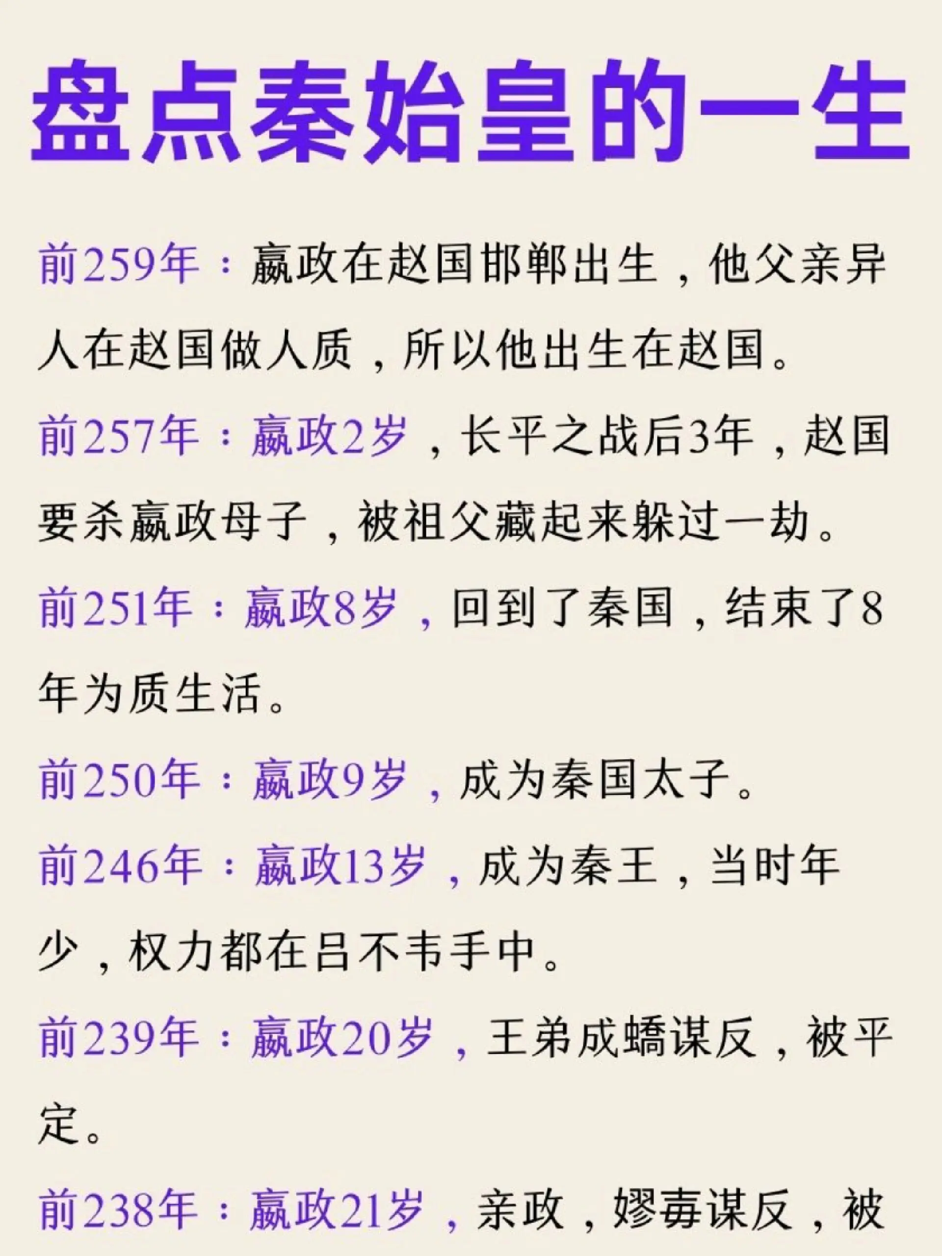 秦始皇传奇的一生。一分钟让你了解秦始皇传奇的一生，这样的一生哪里去暴君呢？