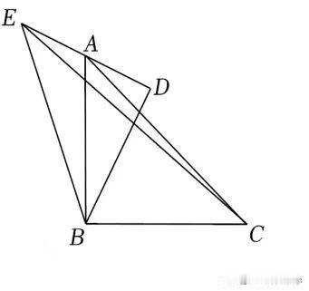 中考数学必刷题，几何题：
如图所示，在Rt△ABC和Rt△BDE中，∠BDE=∠