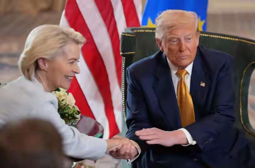 懂王“美国优先”的铁拳，连最亲美的冯德莱恩都直呼“西方已死”！欧洲花数千亿美元“