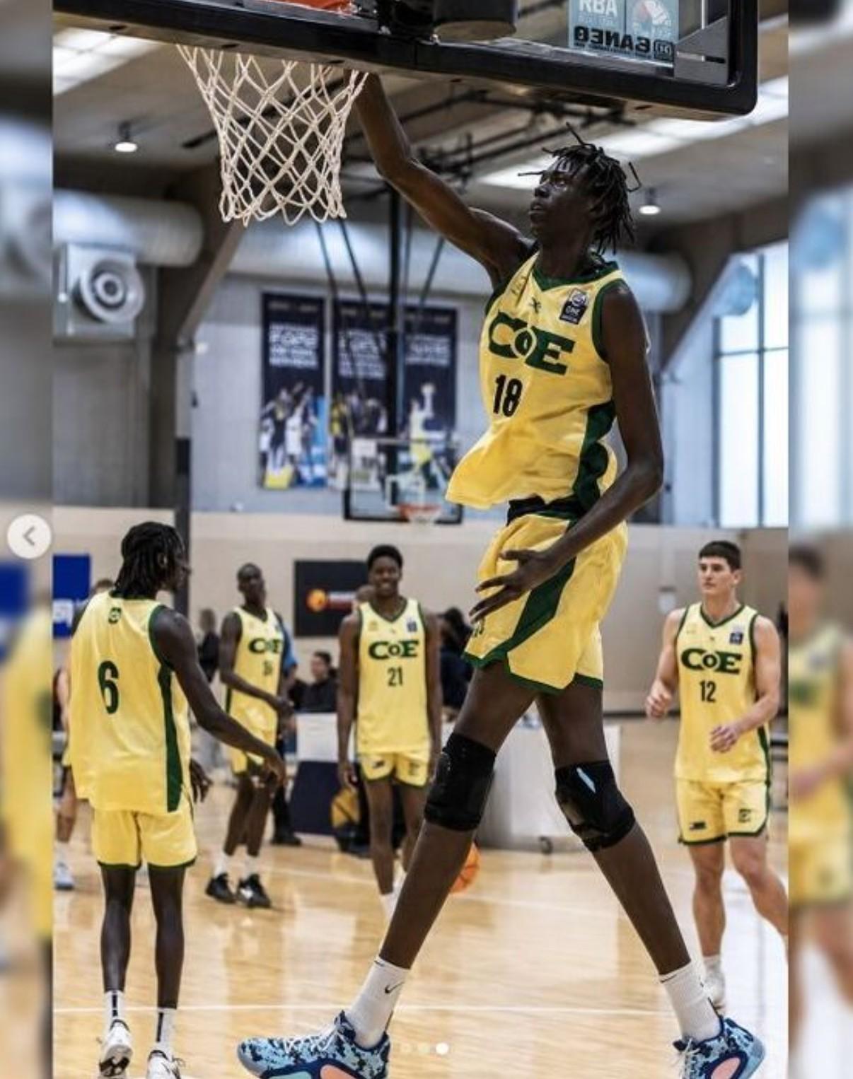 【不用起跳“原地就能扣篮”！身高 229 厘米的篮球“怪人”引爆NBA体坛。】8