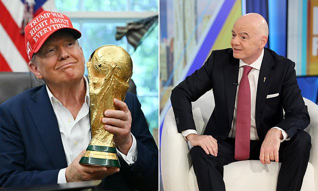 特朗普将为世界杯冠军颁奖 国际足联主席因凡蒂诺做客福克斯新闻时透露，世界杯决赛将