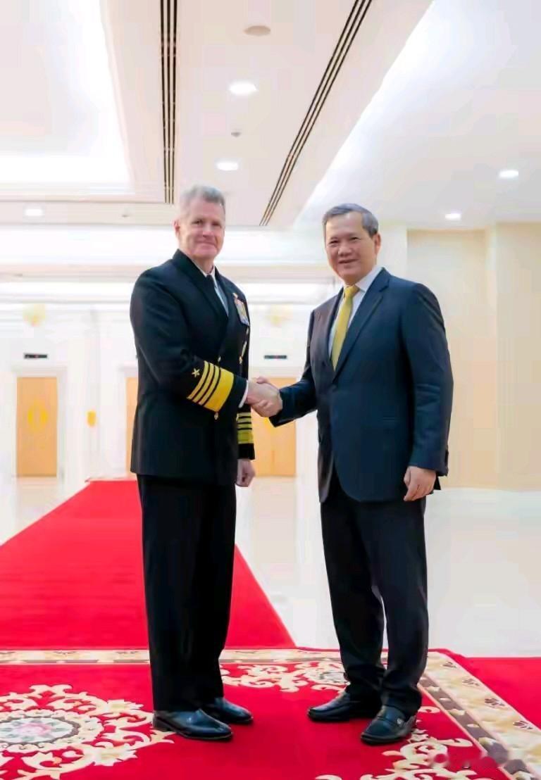 洪玛耐治下的柬埔寨又向美国靠近一步！柬埔寨首相洪玛耐会见第二次造访柬埔寨的美国印