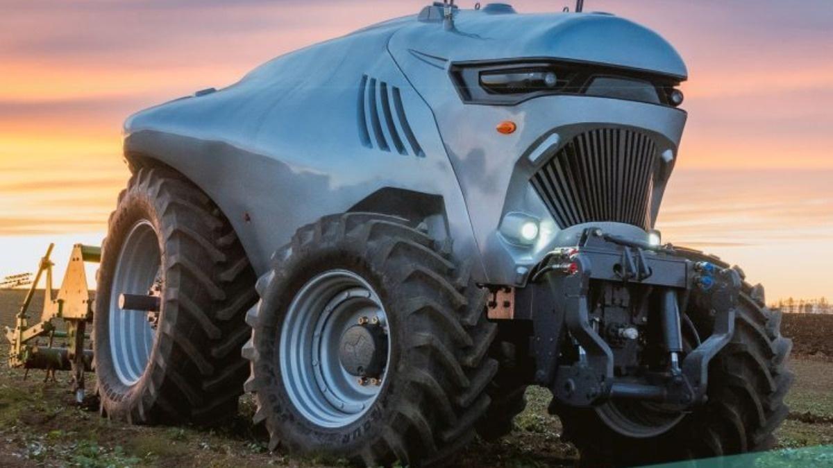 这款全电动自动驾驶拖拉机:鸿鹄T70, 设计上有点东西啊...有星战那味儿了啊！