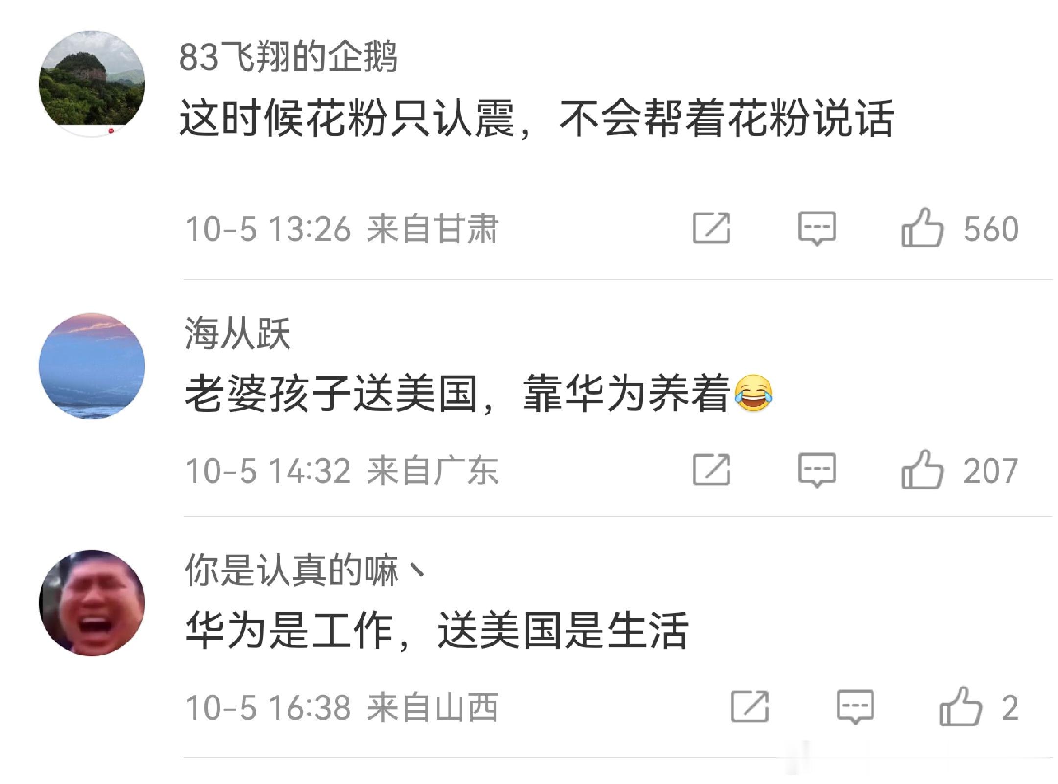随便看一下评论区，就能抓出来几个，车祸这事和华为有半毛钱关系[流鼻血]陈震的商业