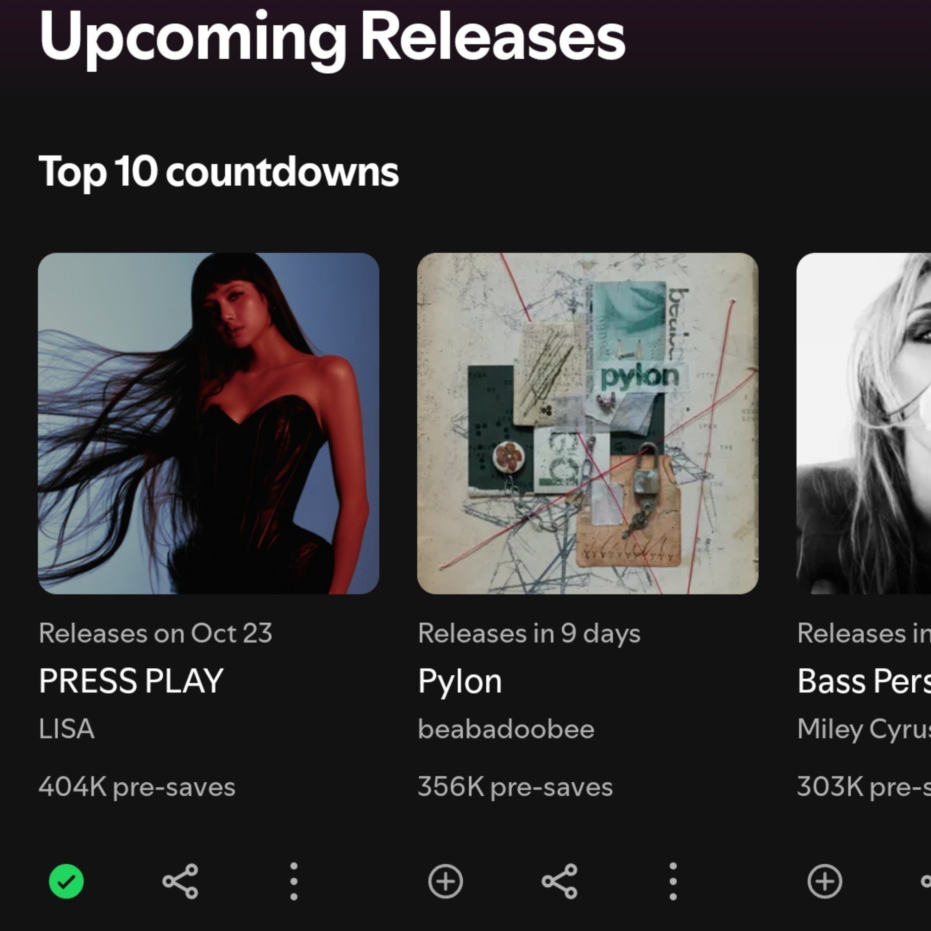 BLACKPINK[超话] LISA EP《PRESS PLAY》Spotify