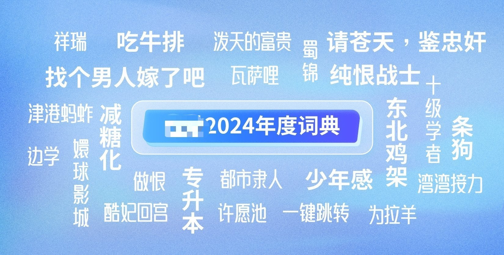 优酷2024有好多热梗词  请苍天鉴忠奸成为年度热词  优酷好多热梗词啊，在20