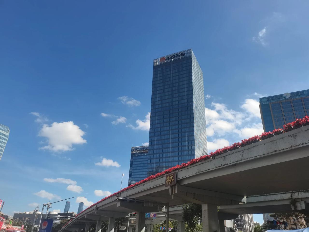 昆明蓝天白云不需要过虑镜
这几天有的地方已经在大雪纷飞了
而艳阳高照的昆明确实暖