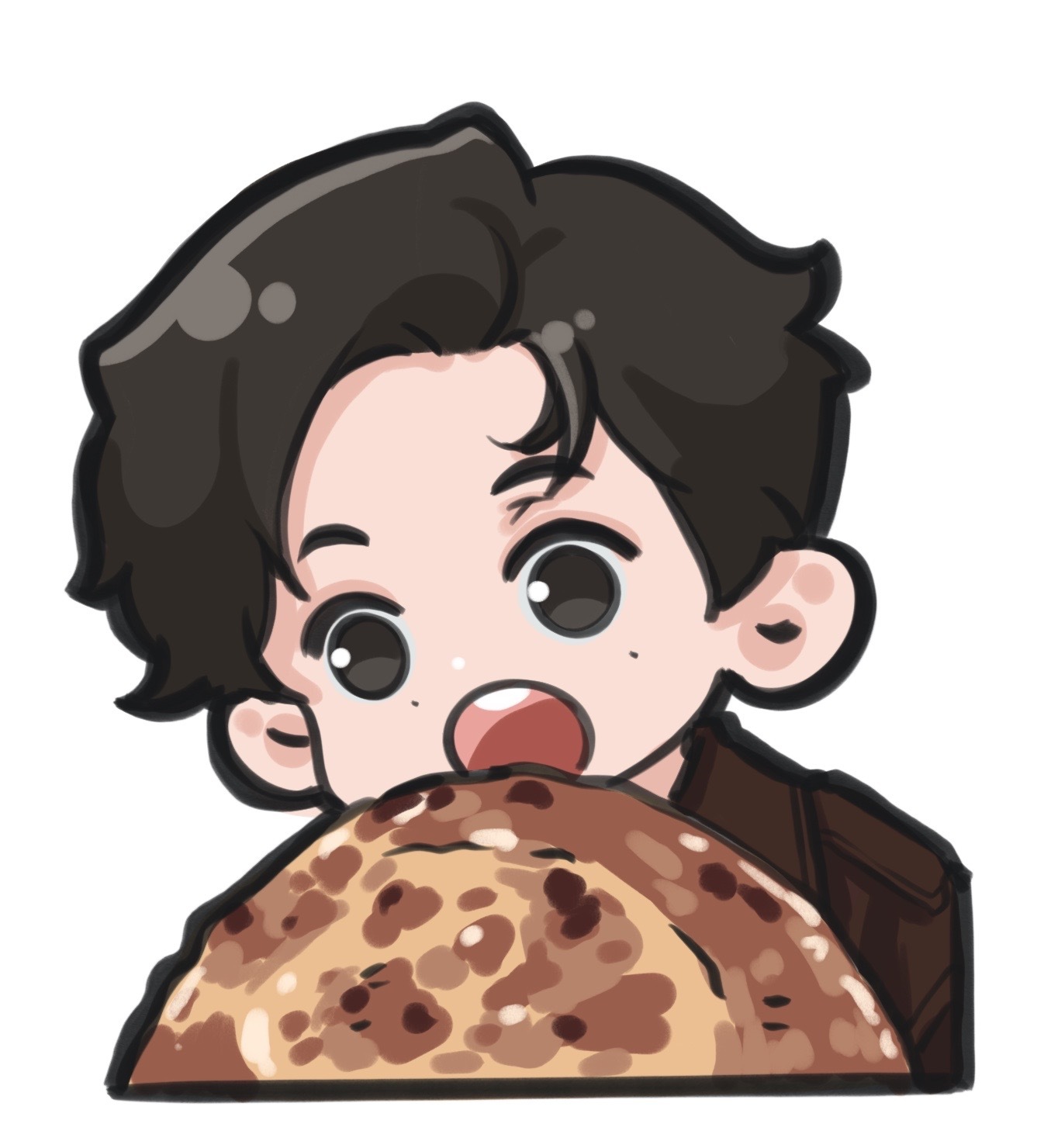 早上好[心]张❤️哲❤️瀚❤️宝宝，馕分我一口啦😋 ​​​