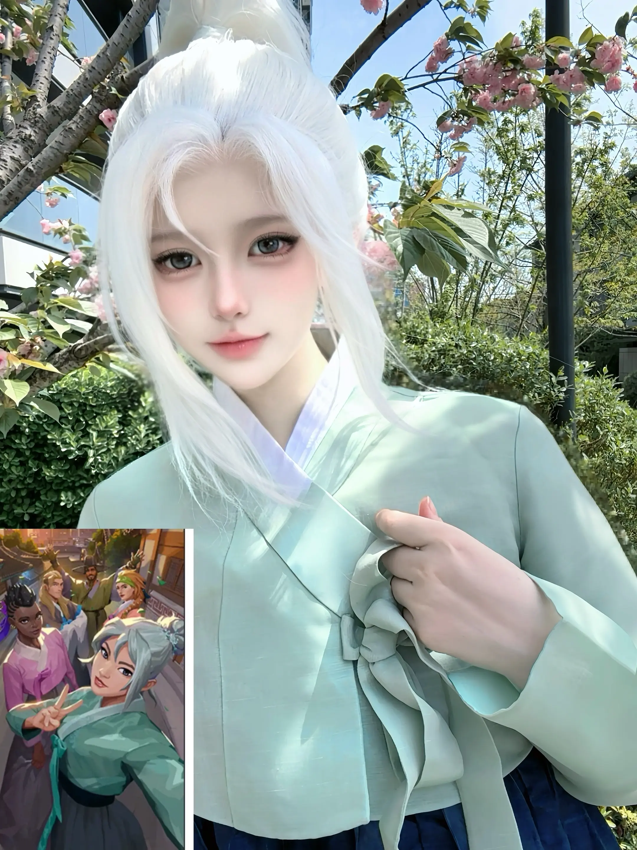 穿韩服的jett.