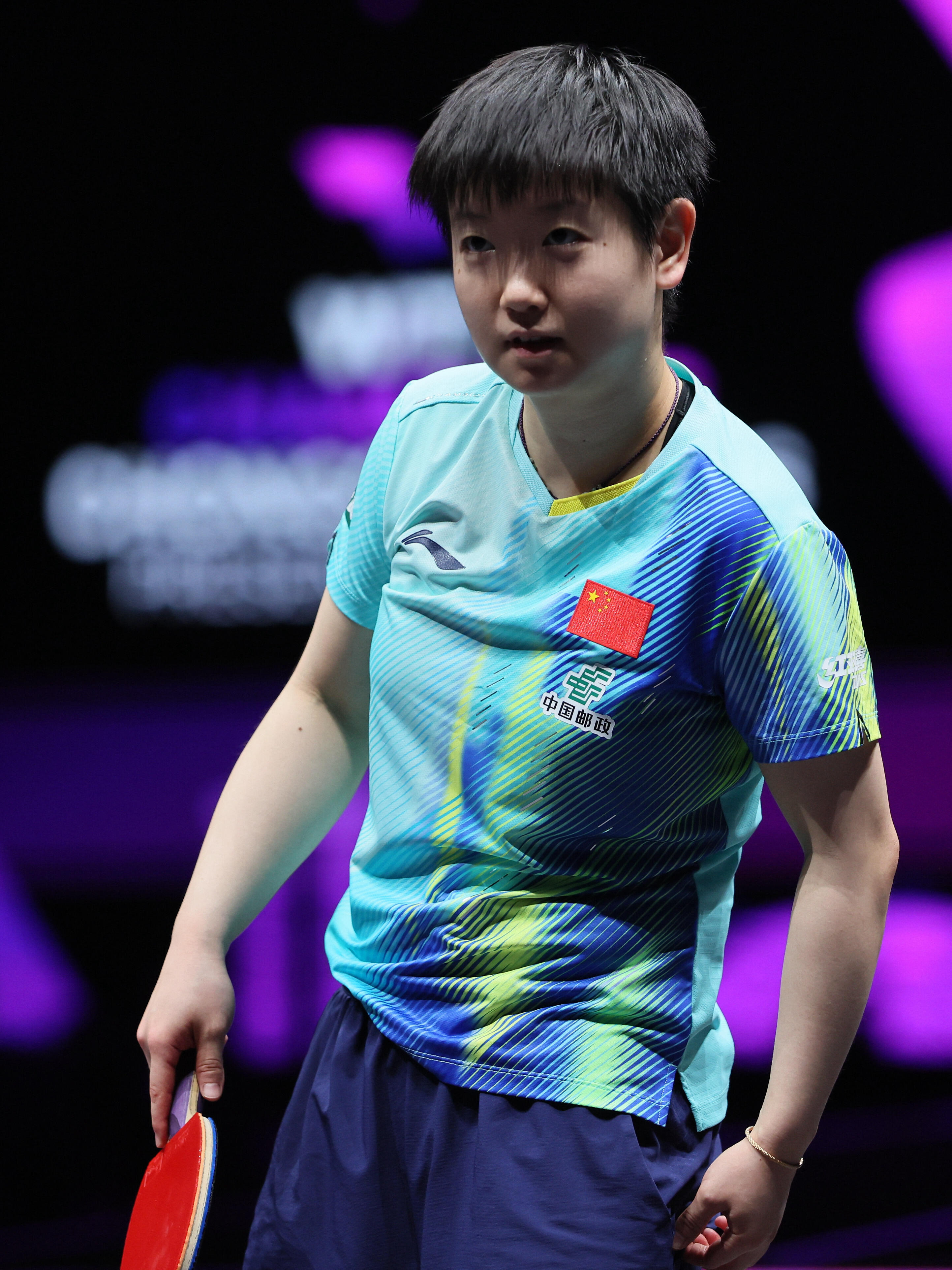 从青涩小将到国乒脊梁，你把挫折磨成铠甲，把热爱熬成信仰。孙颖莎，你的每一步成长都