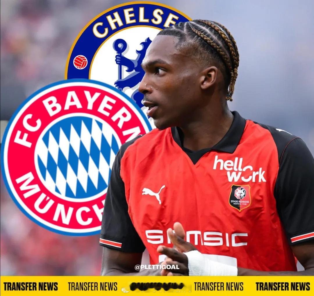 德国天空体育消息，雷恩中卫雅凯回到了拜仁的引援名单中，弗伦德和艾贝尔对这名20岁