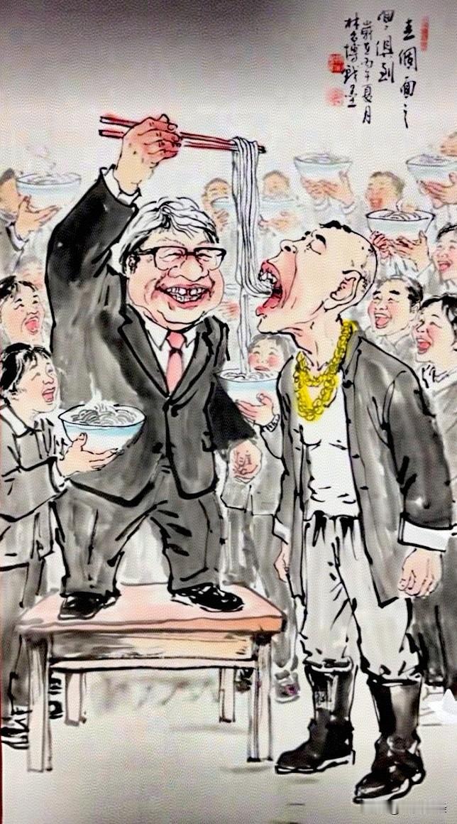 林允博老师原是禅艺画家，就因为韩红一句“走个面儿”，便勾出了他的凡尘之心。
瞧这