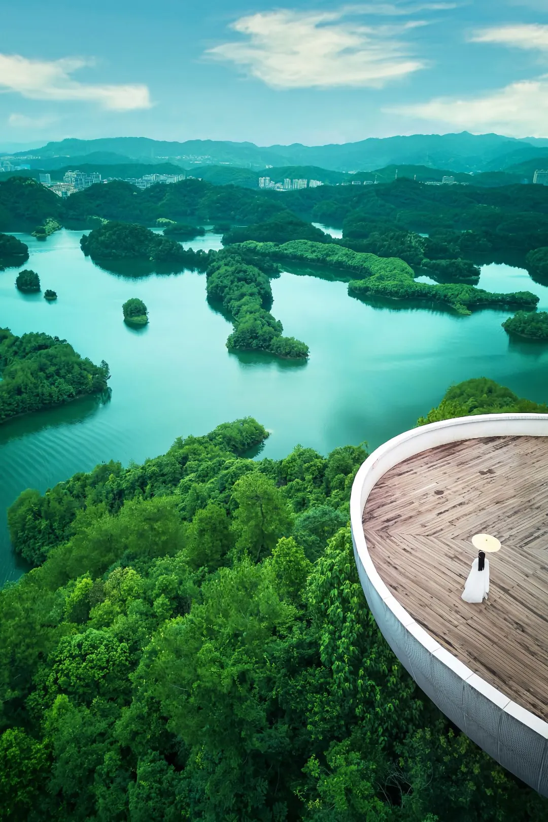 5分钟缆车🚡直达山顶❗️千岛湖就该这样玩～