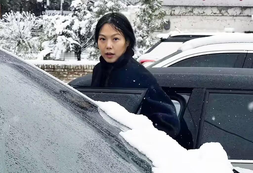 金敏喜洪尚秀现身京畿道街头 韩国演员金敏喜与导演洪尚秀初雪时分现身京畿道街头，p