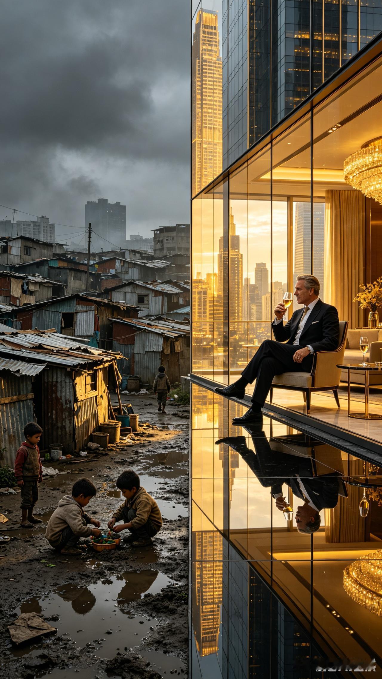 当顶层看不到底层的疾苦，那么这个民族，将会陷入巨大的民族危机。


你正吹着空调