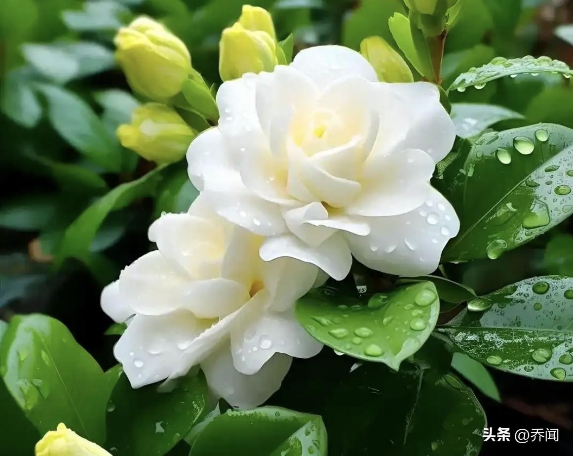 【七绝•栀子花开】
小桥流水浣黄沙，逐浪轻漂几许鸭。
夏至人言花事了，谁知栀子香