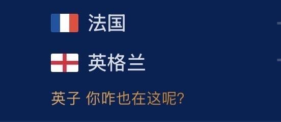 一直说期待英法大战，现在提前上演怎么也高兴不起来。也不是让你们争季军啊！最绝望的