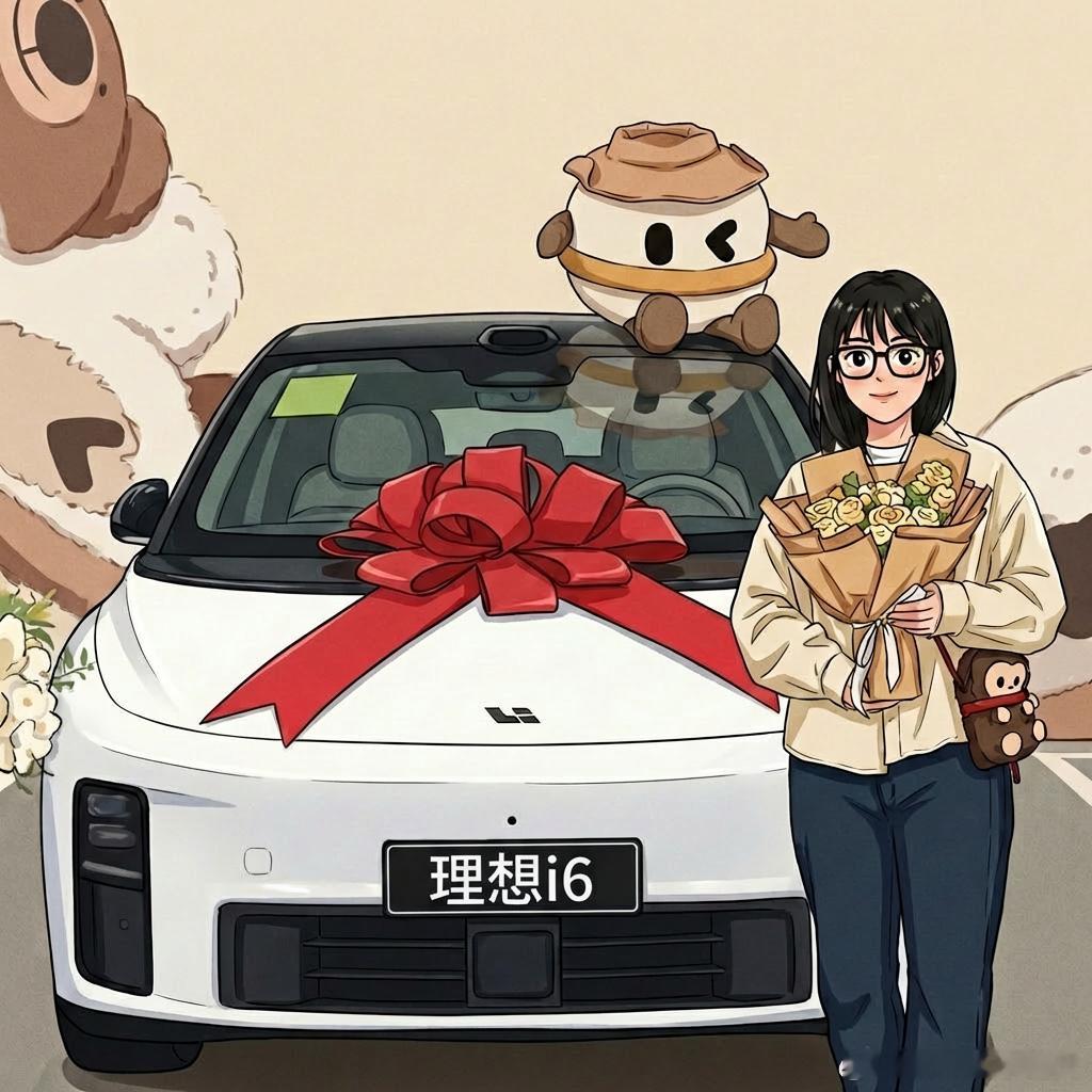 理想i6终于提车了！！！被群友笑称是提车最少的博主，上一次提车还是上一次，所以今