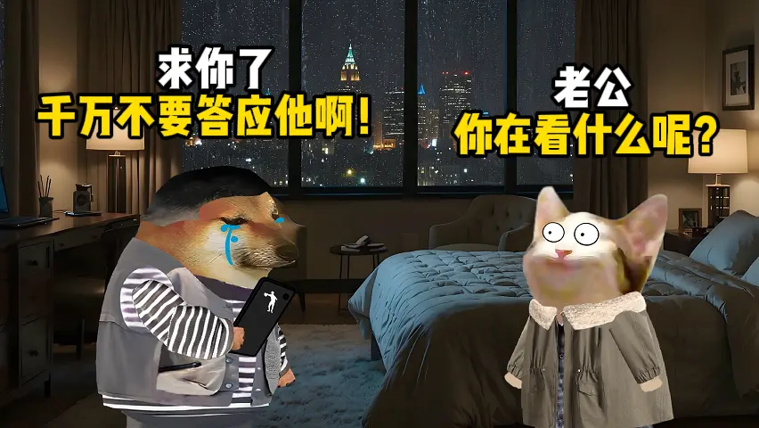 可是她说她会做一个贤惠的妻子..。