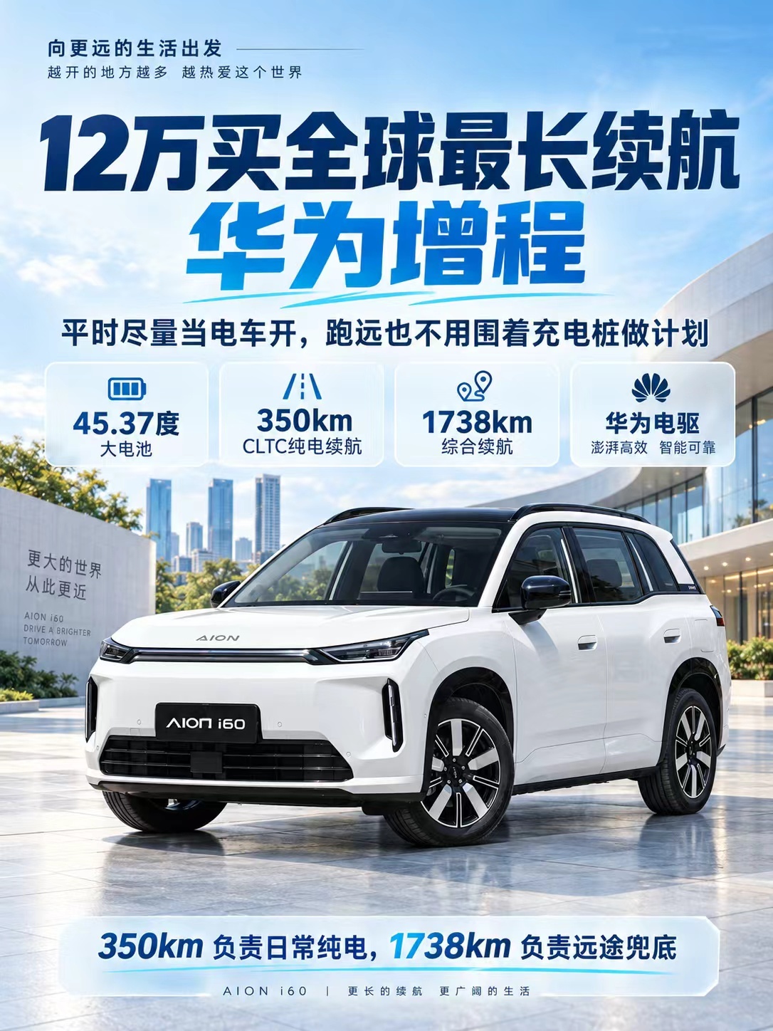埃安 i60 是经过市场验证的一款车。埃安i60很多新车刚上市的时候声量特别大，