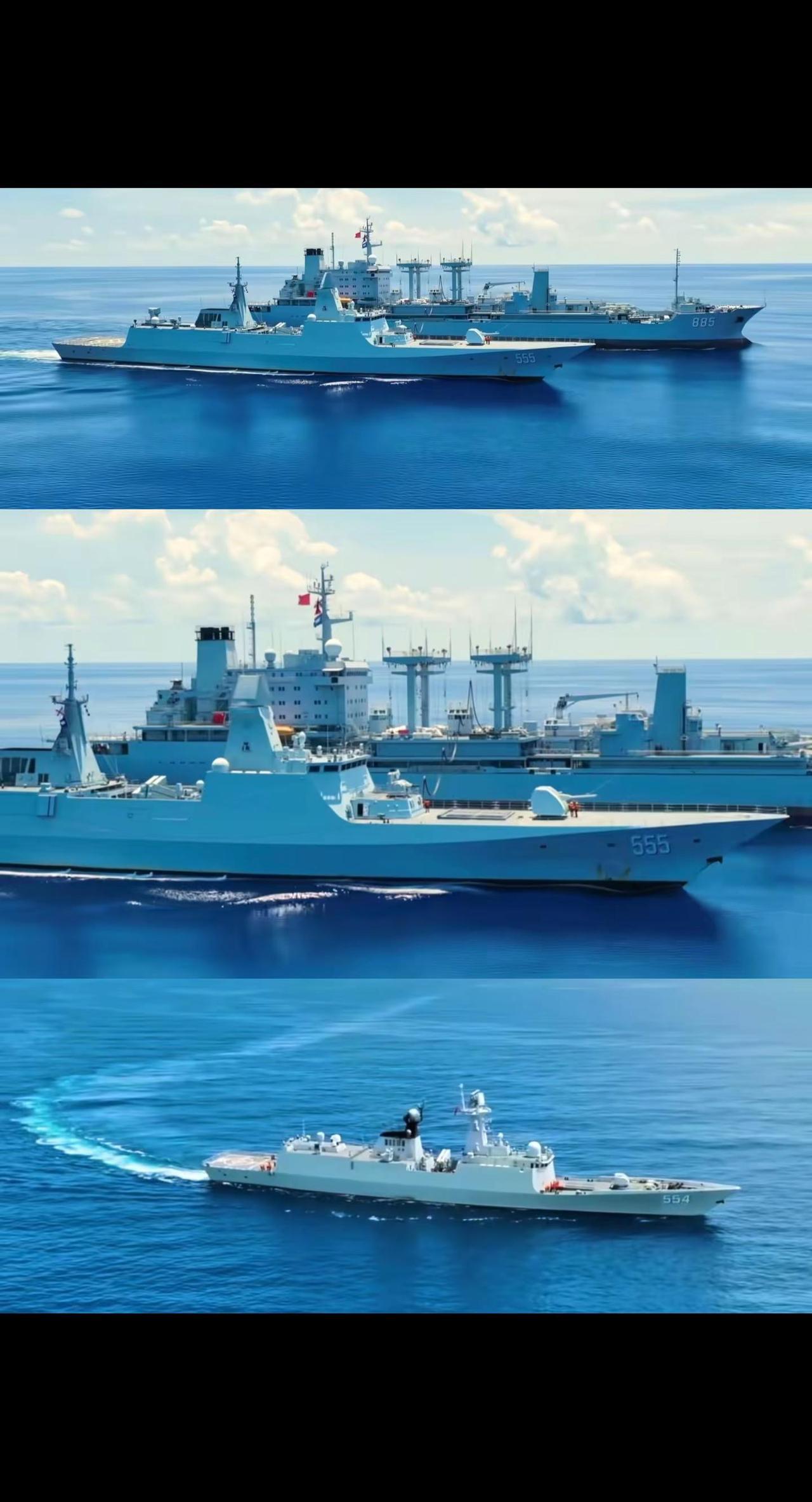 中国海军南海战备警巡