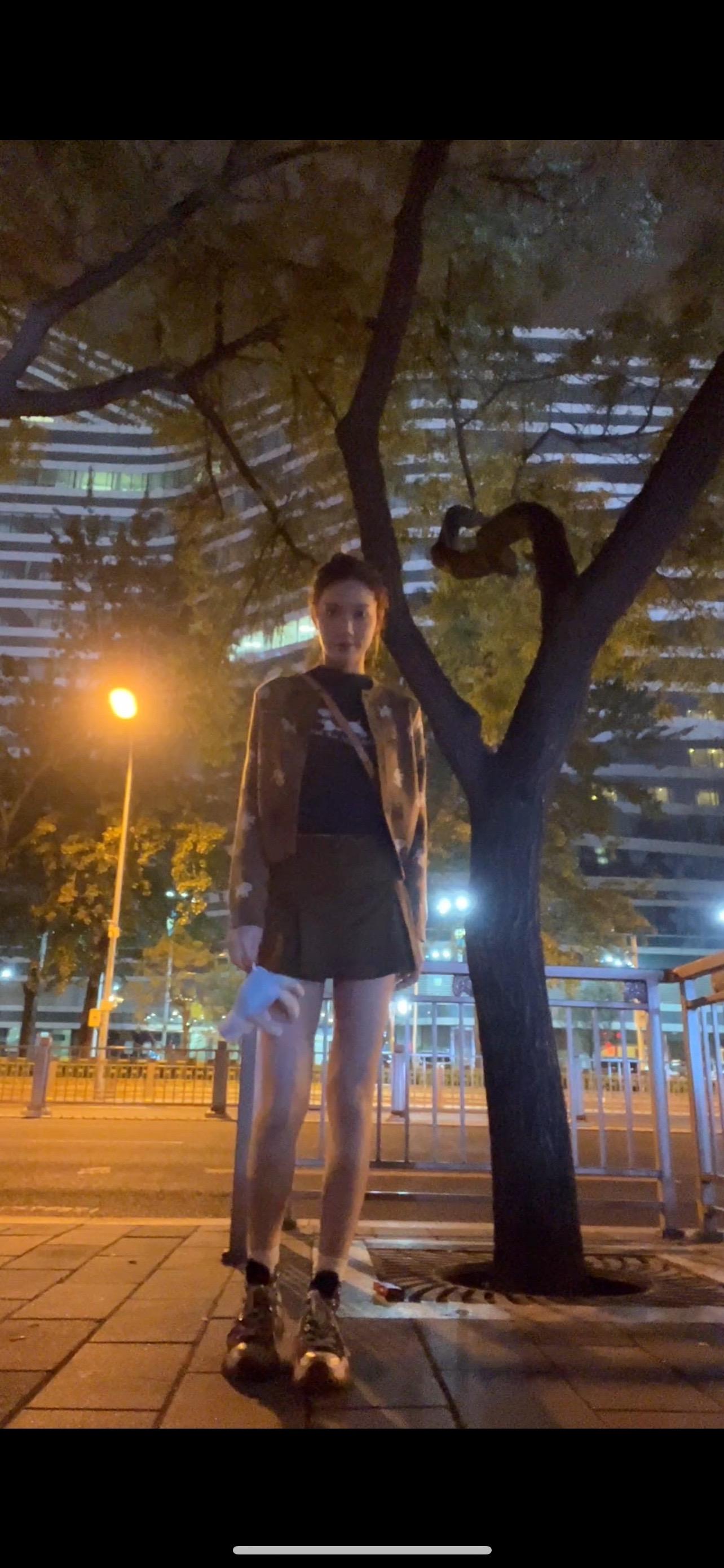 秋意浓 ootd穿搭 街边