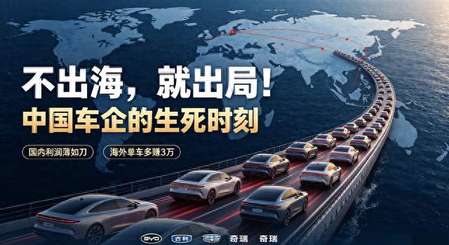 国内内卷亏到麻木，出海一台多赚3万！中国车企的生死选择题