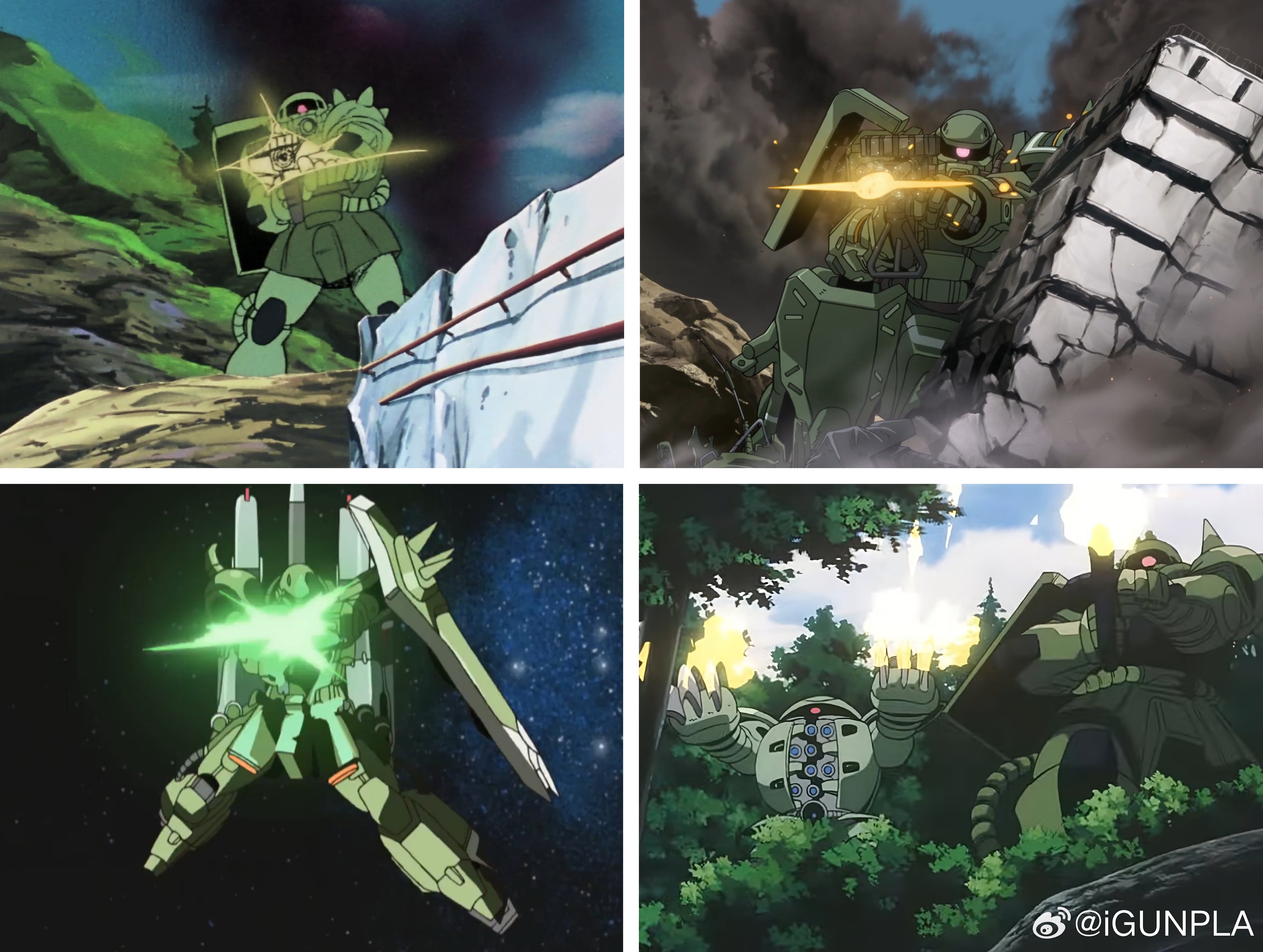 扎古经典开枪POSE高达