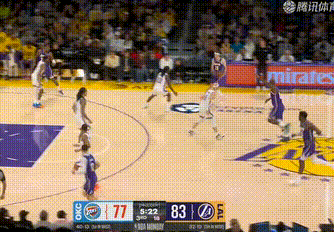 詹姆斯的比赛，上下半场是截然不同的雷霆vs湖人