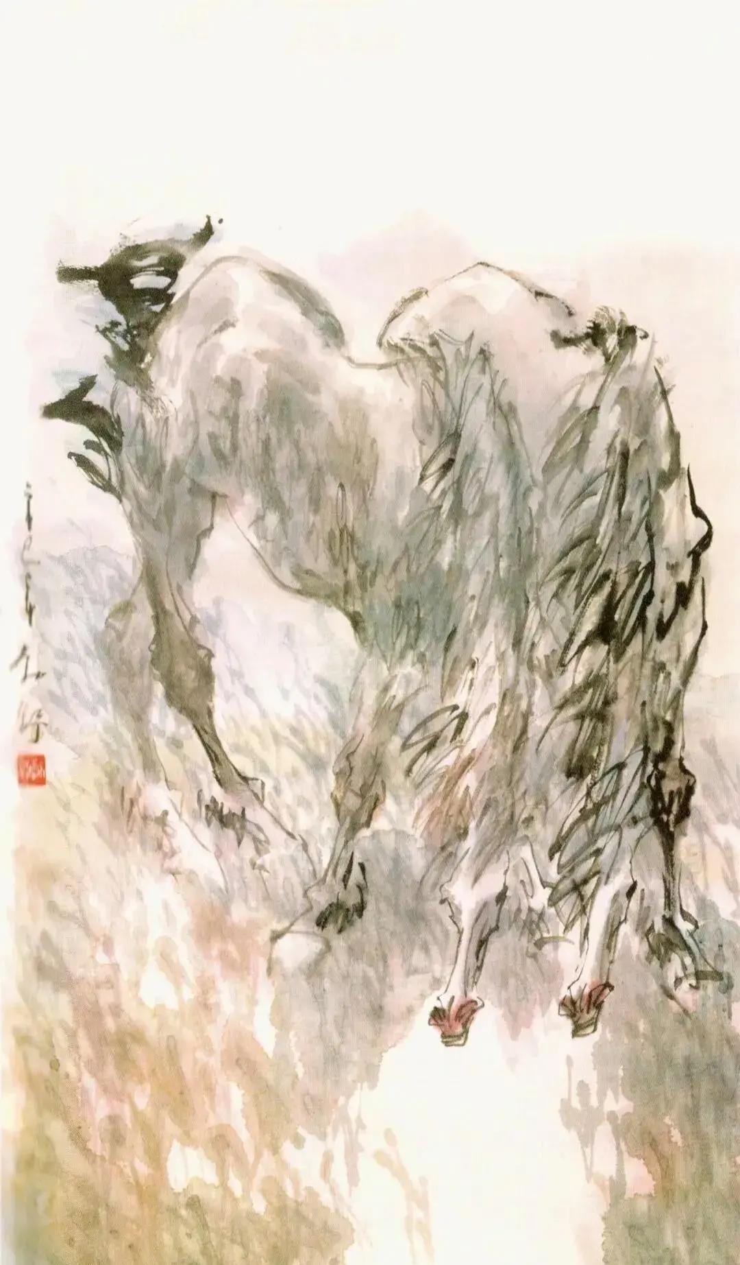 1935年江西永新，一个12岁少年给徐悲鸿寄去临摹马画，徐悲鸿当即破格收他进中央
