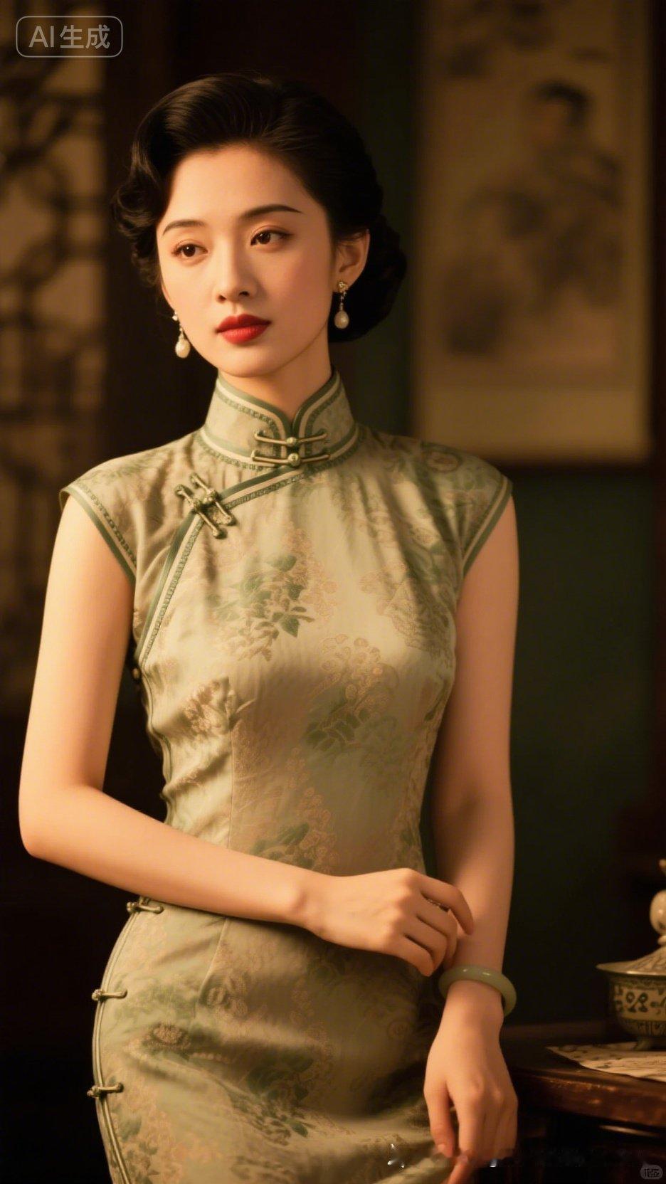 复古旗袍，优雅气质，韵味十足！