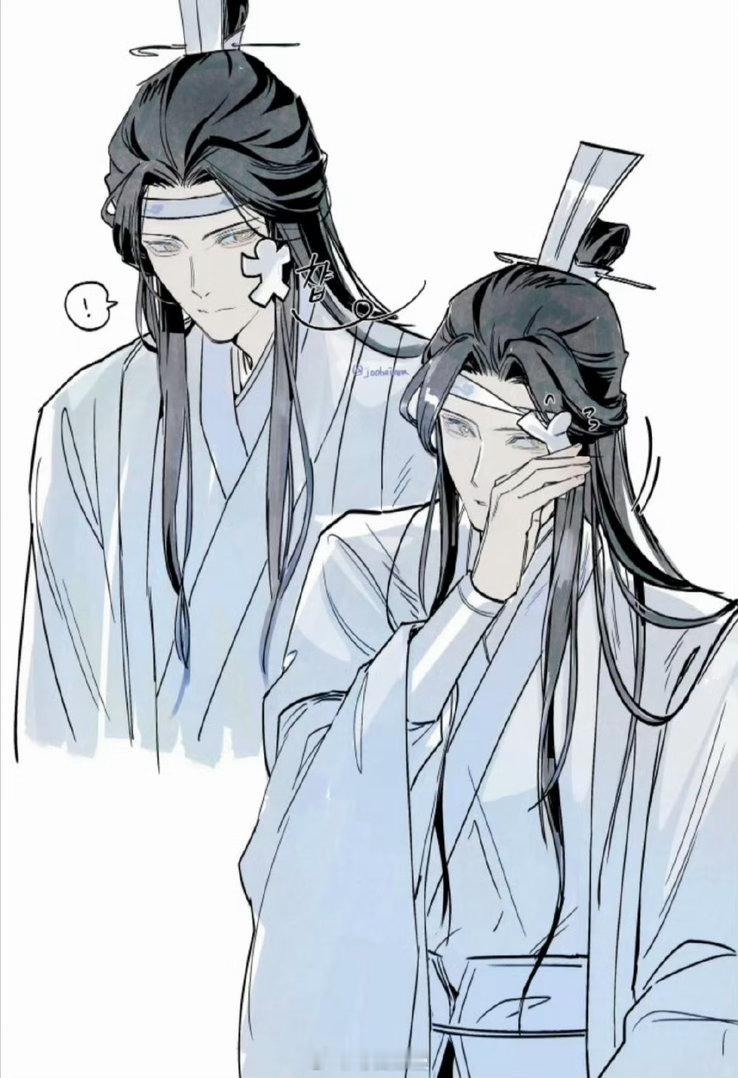 蓝湛：是哪个调皮捣蛋的小可爱啊？X: joohaimma 