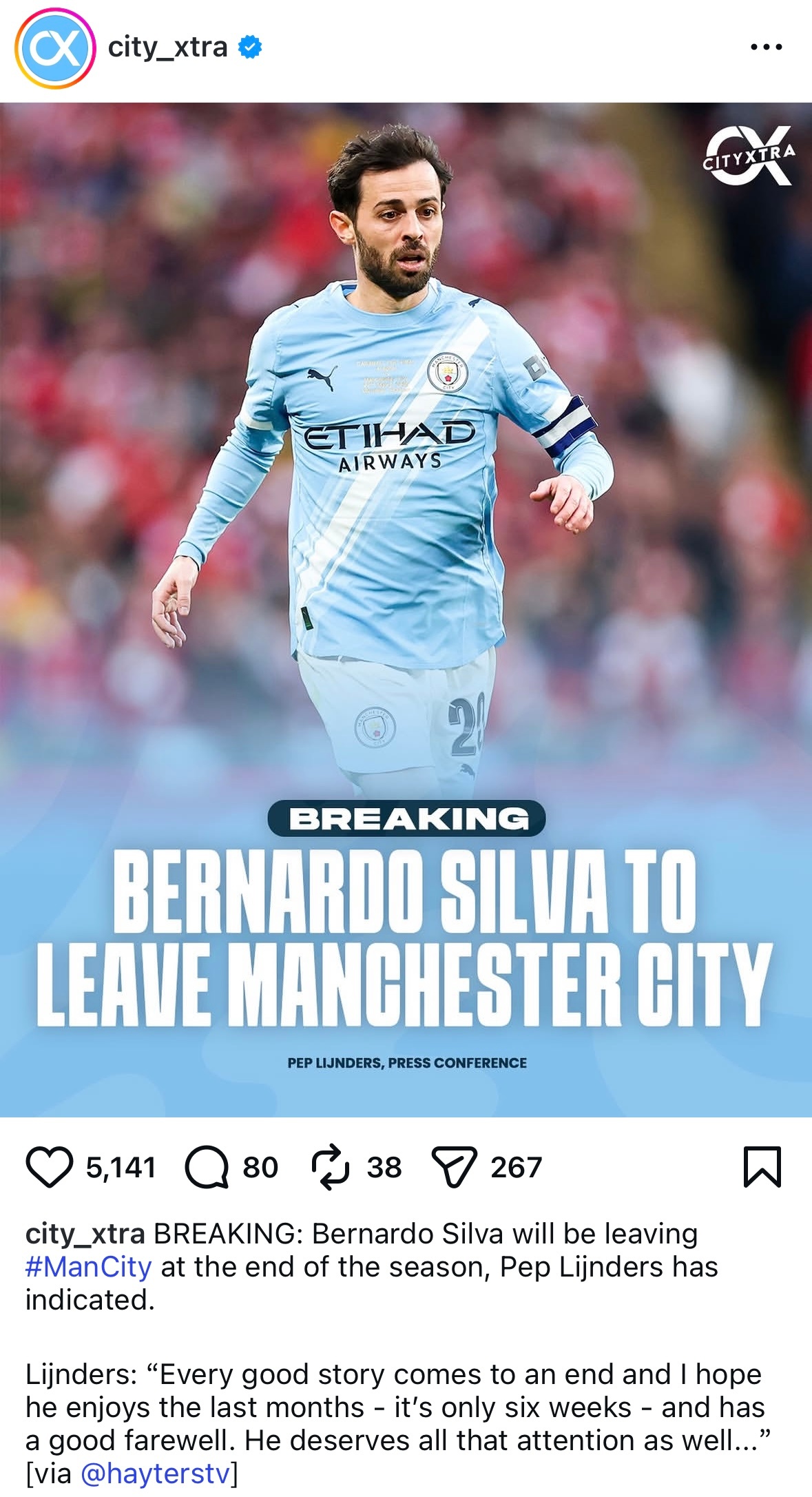 林德斯宣布兔队赛季后离队虽然知道你会走，但是一旦确定了还是很难接受 “你永远不可