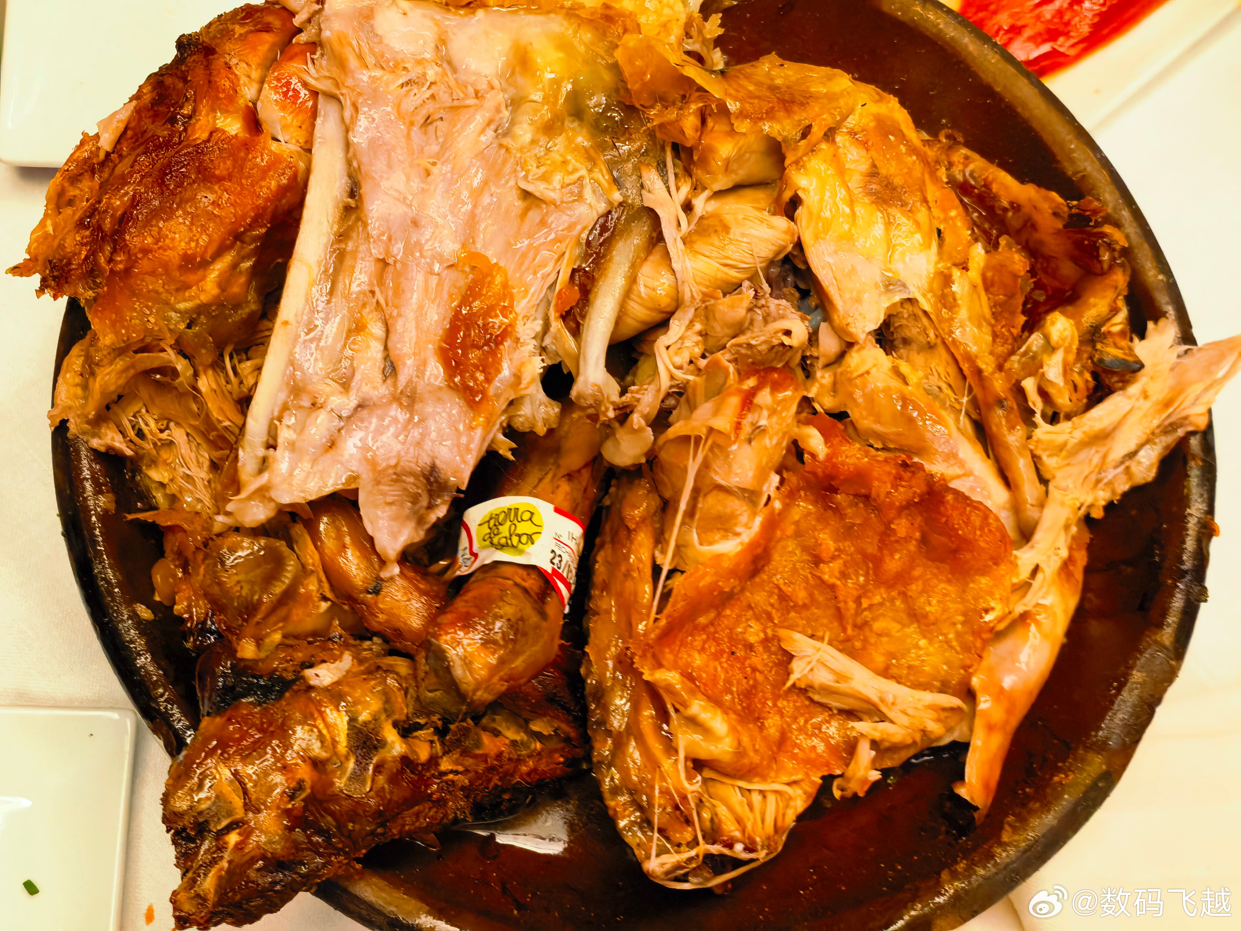 在巴塞罗那也不能不吃辣子夹馍，这个烤面包确实蛮好吃