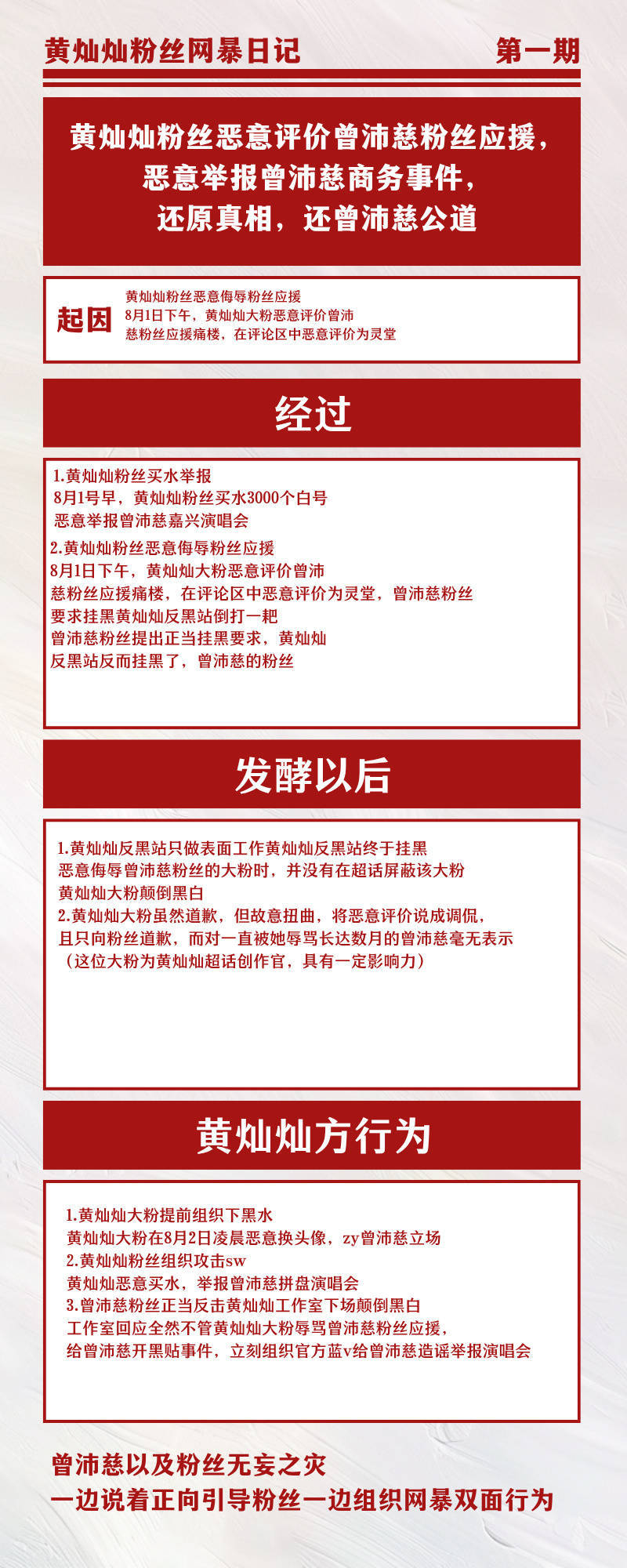 曾沛慈 黄灿灿狗皮膏药从浪时黏到现在。黄灿灿工作室模糊重点，真的有引导粉丝吗？还