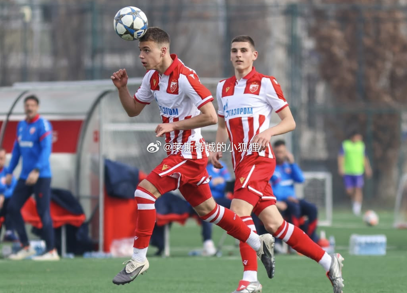 塞尔维亚U17全国联赛 贝尔格莱德红星2-2战平斯巴达克 中国球员万项替补出场 
