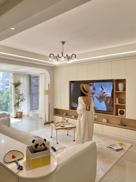 85㎡装出120㎡的秘密！让客厅实现多功能化……